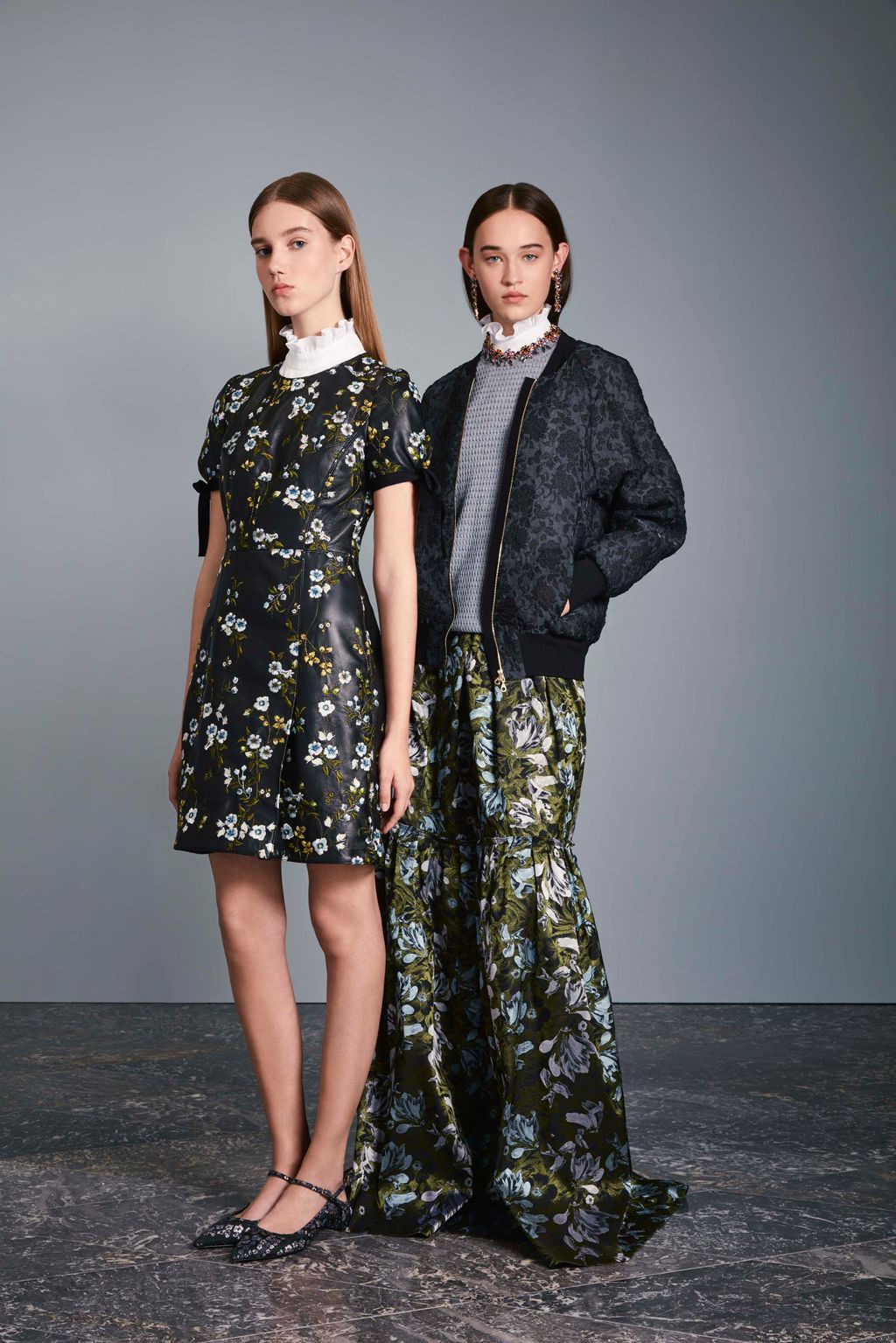 Fashion Week London Resort 2017 look 6 from the Erdem collection 女装