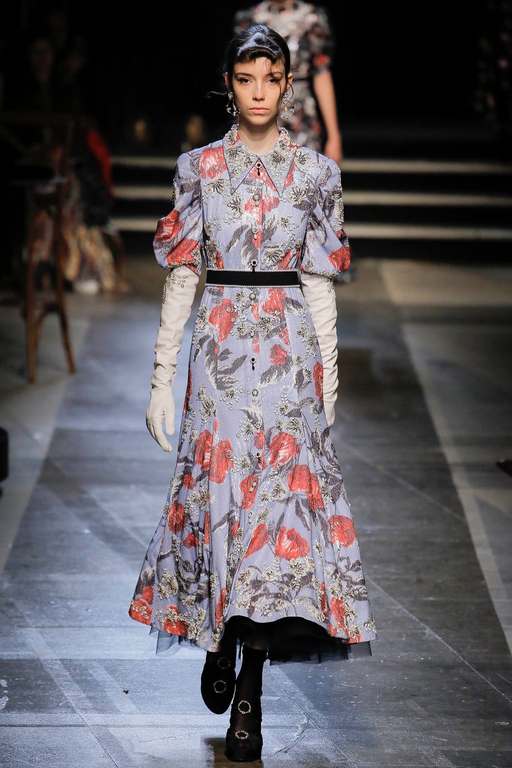 Fashion Week London Spring/Summer 2018 look 27 from the Erdem collection 女装