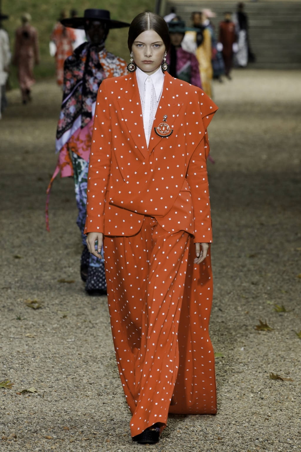 Fashion Week London Spring/Summer 2020 look 23 from the Erdem collection womenswear