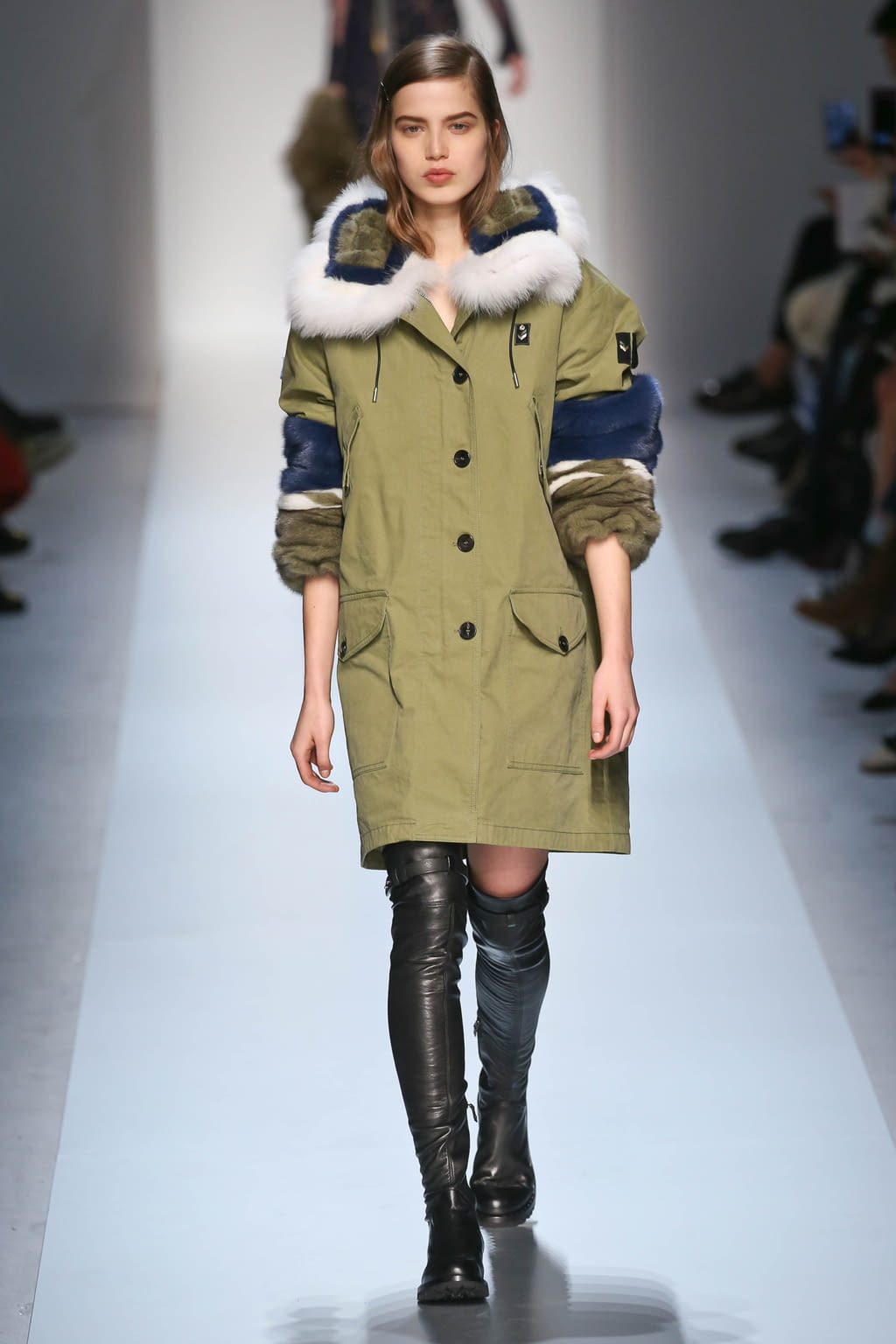 Fashion Week Milan Fall/Winter 2017 look 10 from the Ermanno Scervino collection womenswear