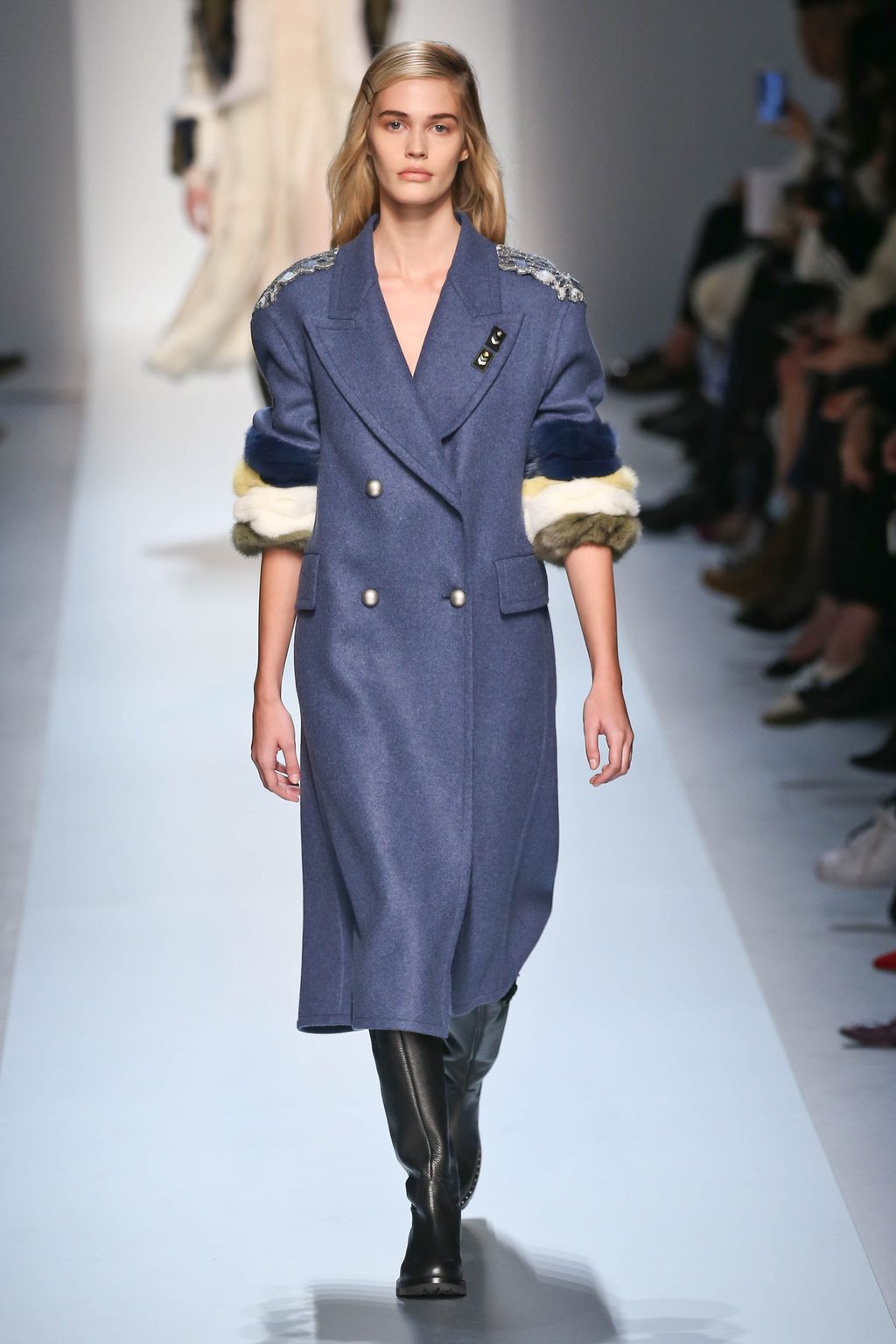 Fashion Week Milan Fall/Winter 2017 look 14 from the Ermanno Scervino collection womenswear