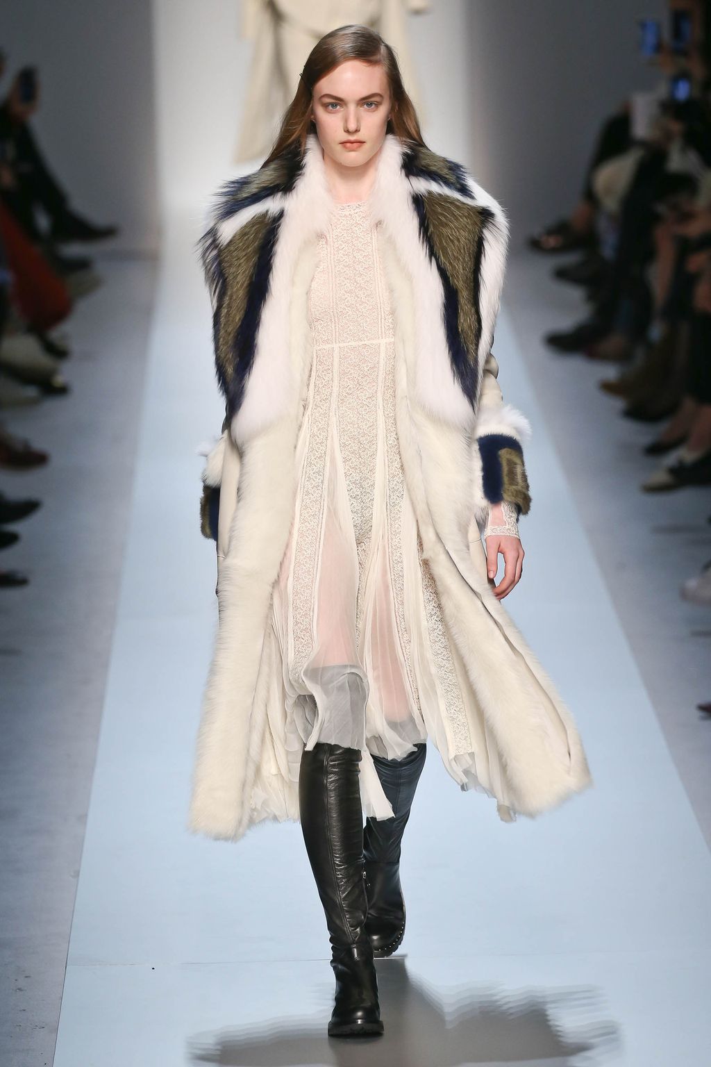 Fashion Week Milan Fall/Winter 2017 look 15 from the Ermanno Scervino collection womenswear