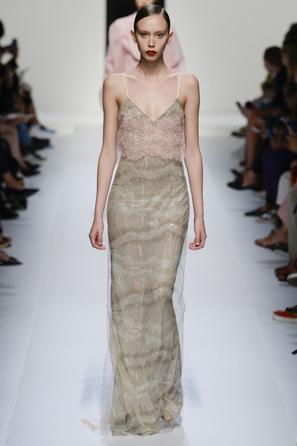 Fashion Week Milan Spring/Summer 2018 look 38 from the Ermanno Scervino collection womenswear