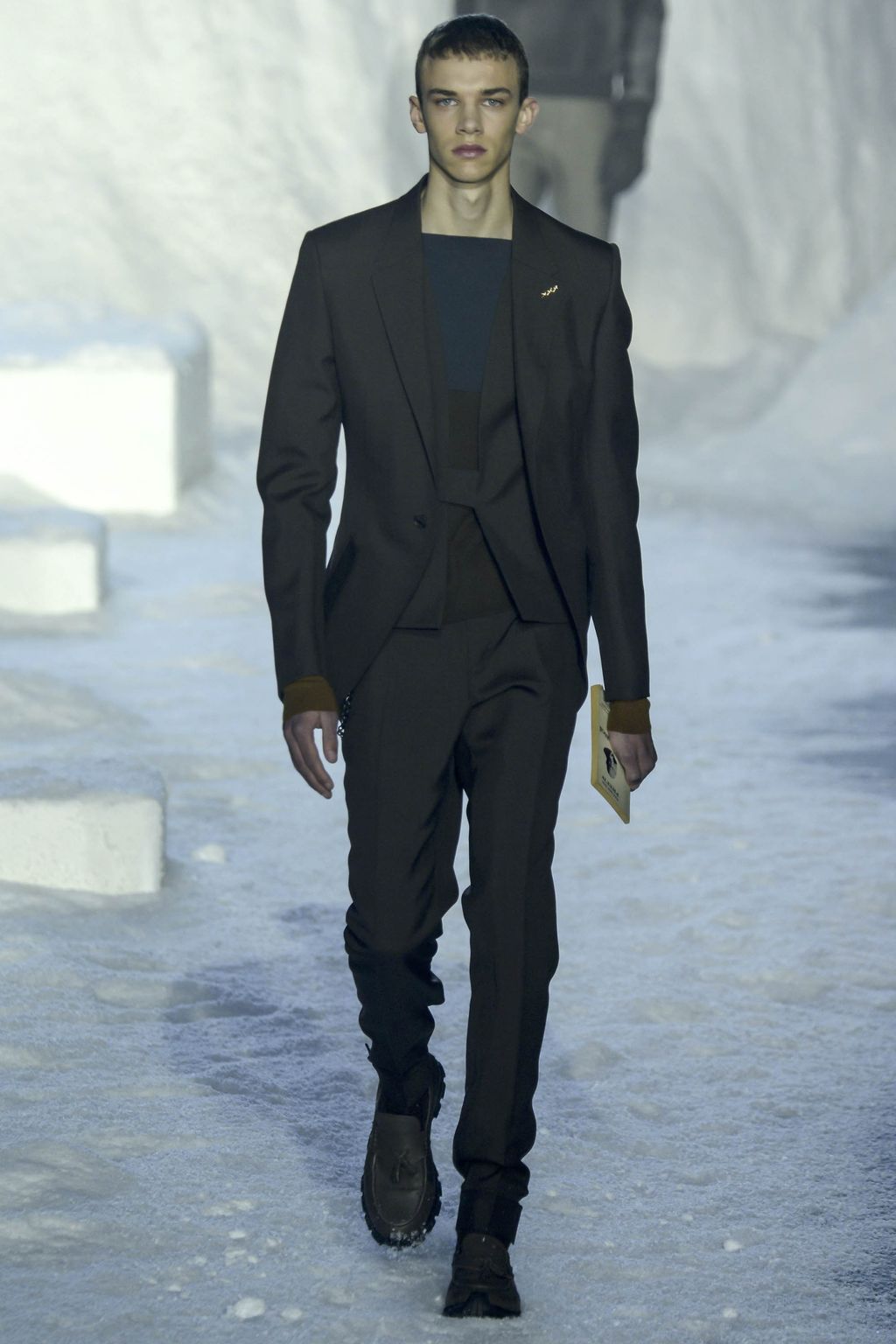 Fashion Week Milan Fall/Winter 2018 look 6 from the ZEGNA collection 男装