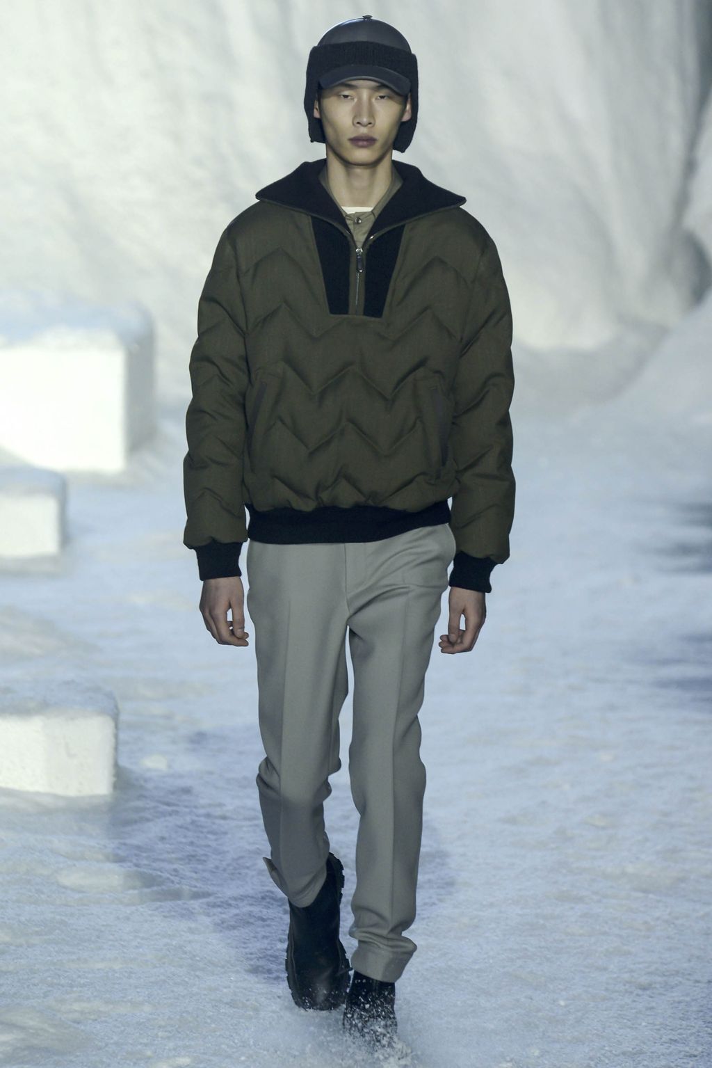 Fashion Week Milan Fall/Winter 2018 look 14 from the ZEGNA collection menswear