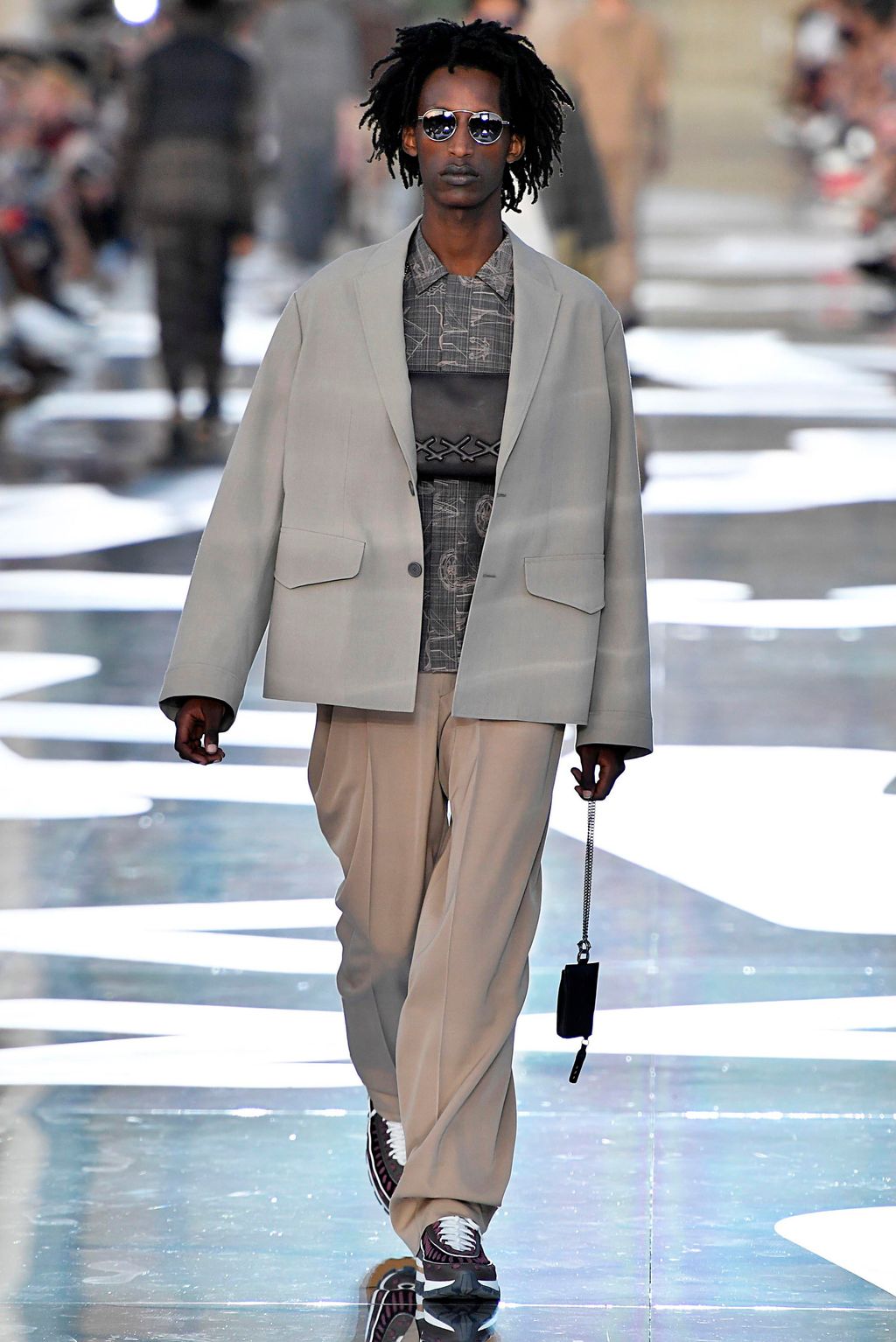 Fashion Week Milan Spring/Summer 2019 look 12 from the ZEGNA collection 男装