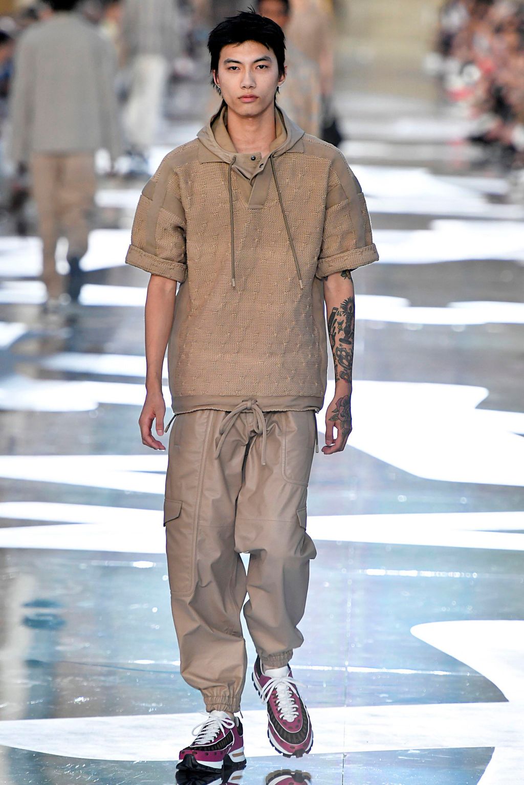 Fashion Week Milan Spring/Summer 2019 look 14 from the ZEGNA collection 男装