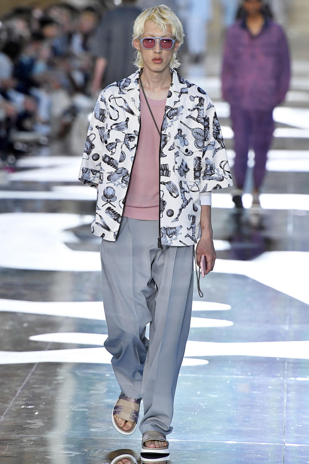 Fashion Week Milan Spring/Summer 2019 look 36 from the ZEGNA collection 男装