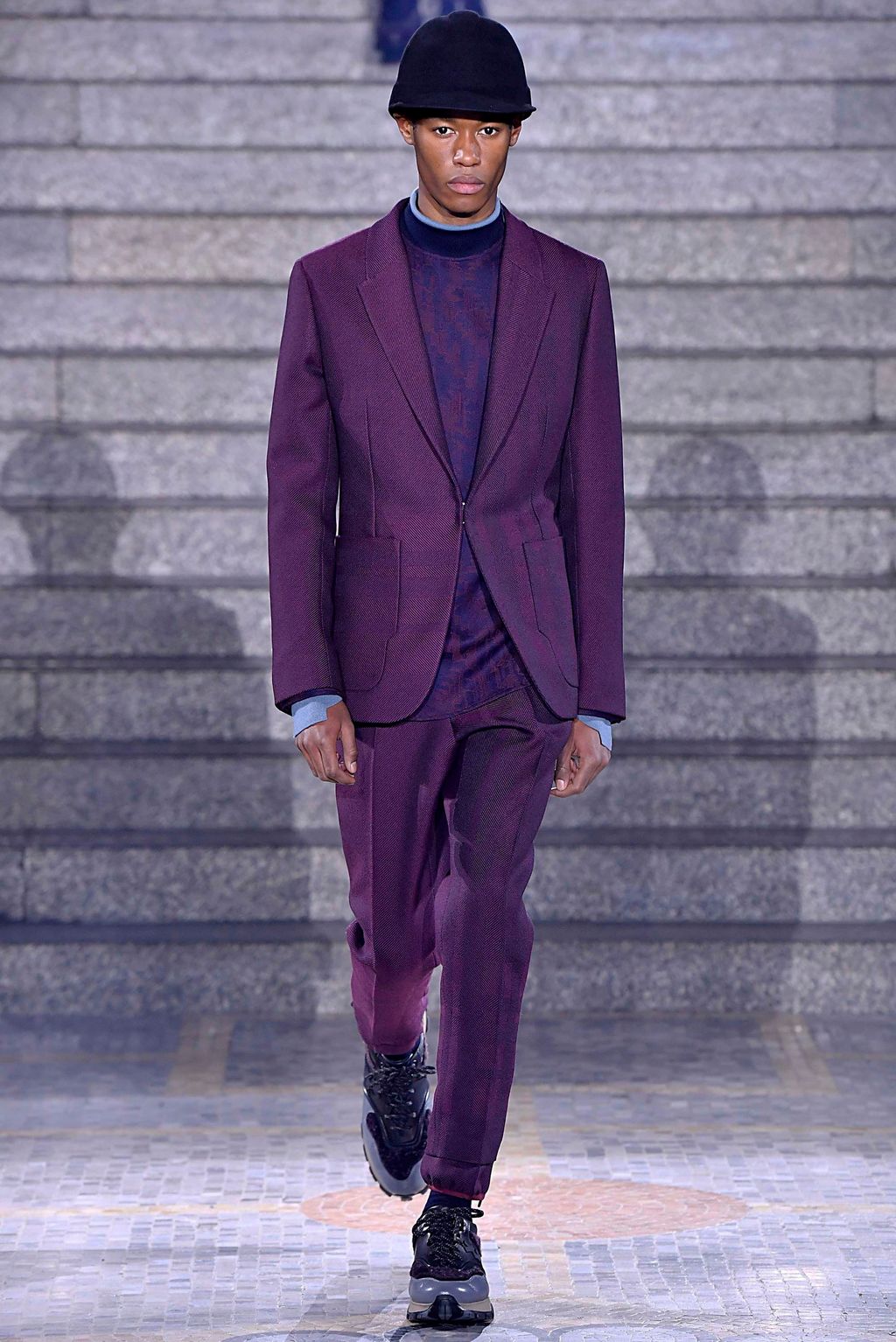 Fashion Week Milan Fall/Winter 2019 look 4 from the ZEGNA collection 男装