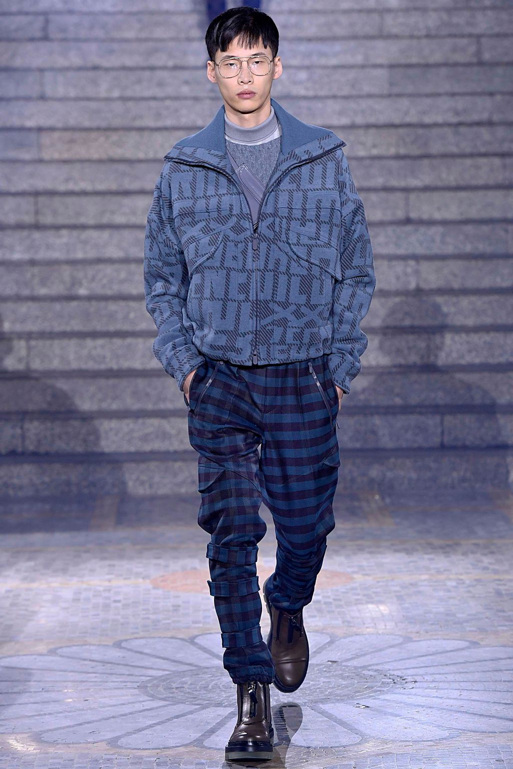Fashion Week Milan Fall/Winter 2019 look 14 from the ZEGNA collection menswear