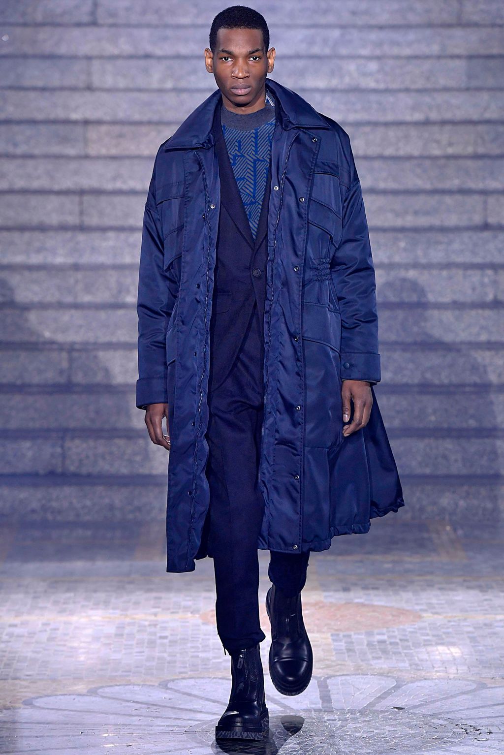 Fashion Week Milan Fall/Winter 2019 look 39 from the ZEGNA collection 男装