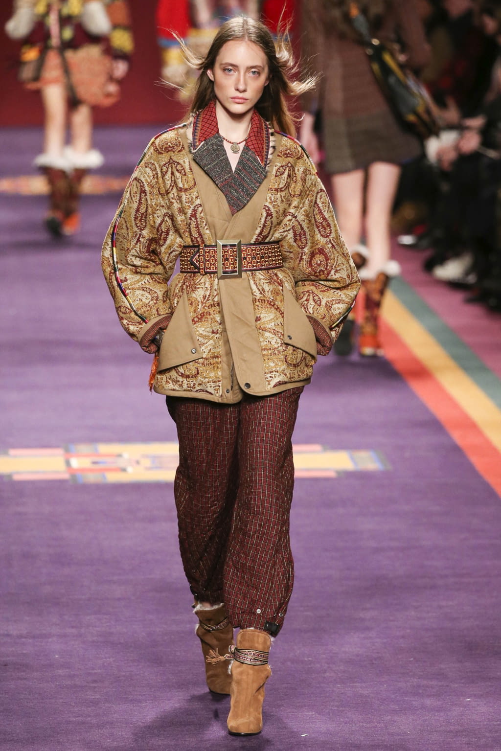 Fashion Week Milan Fall/Winter 2017 look 8 from the Etro collection 女装