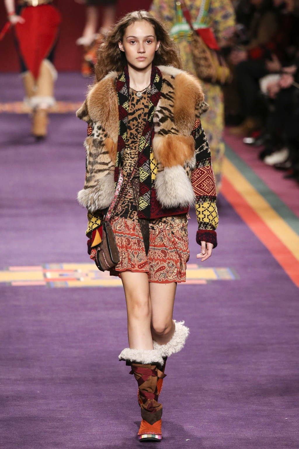 Fashion Week Milan Fall/Winter 2017 look 9 from the Etro collection womenswear