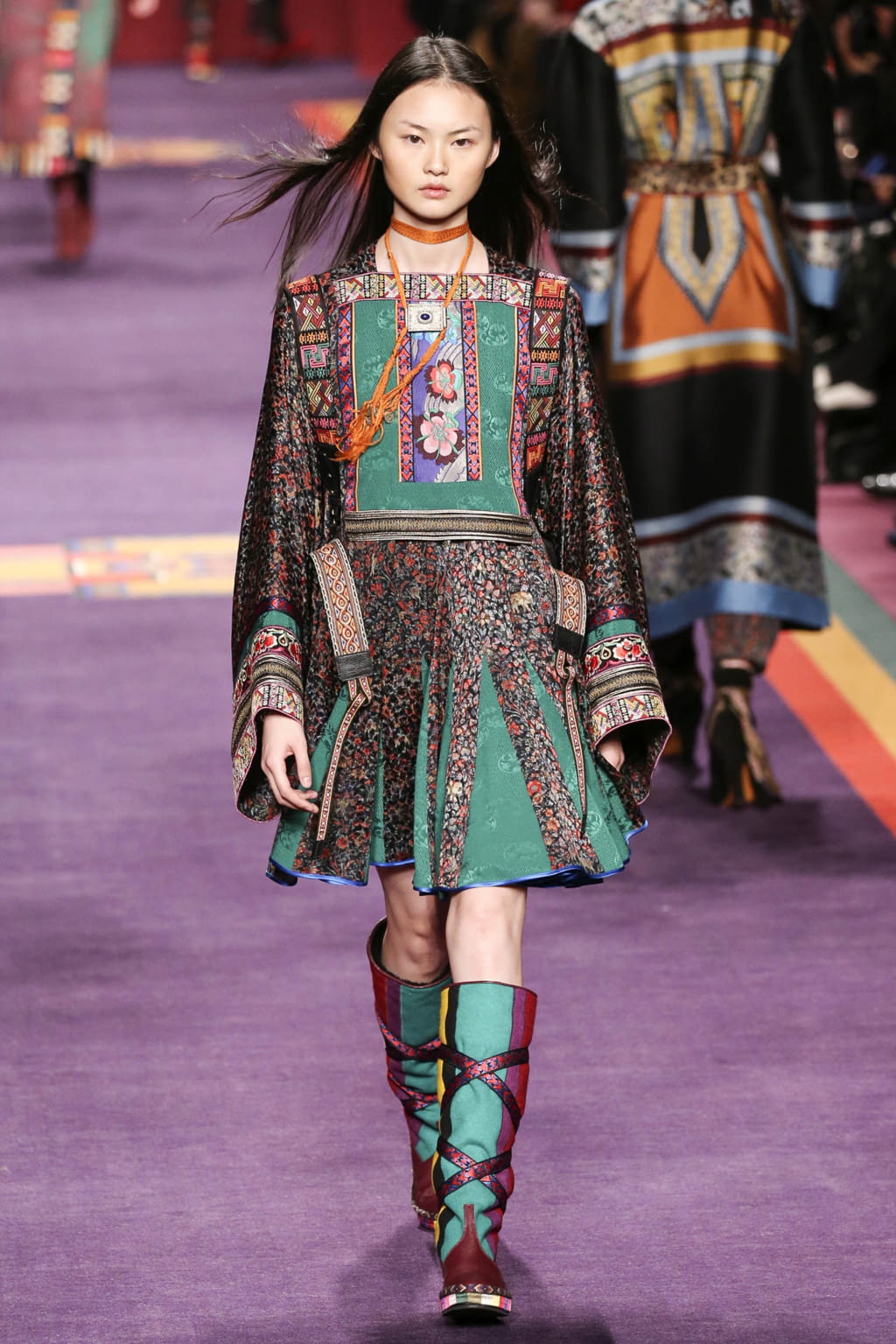 Fashion Week Milan Fall/Winter 2017 look 25 from the Etro collection 女装