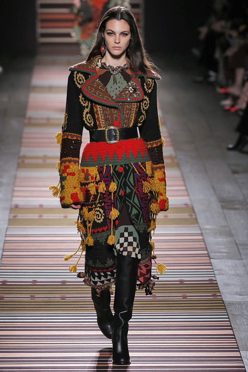 Fashion Week Milan Fall/Winter 2018 look 1 from the Etro collection womenswear