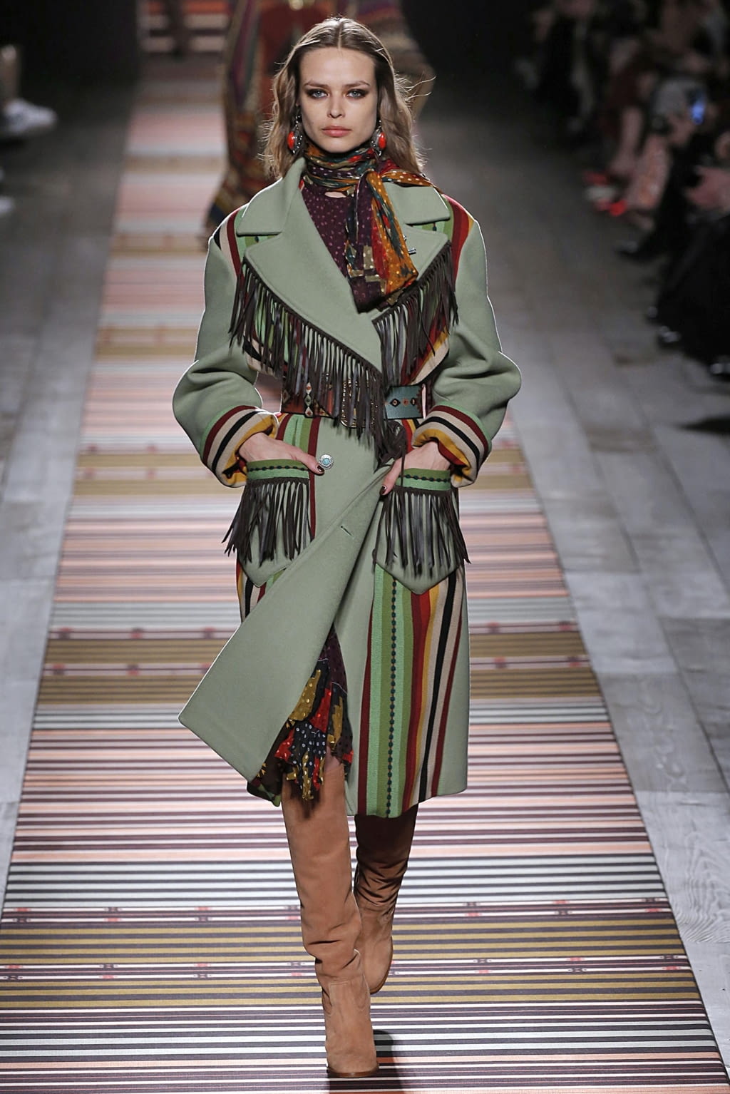 Fashion Week Milan Fall/Winter 2018 look 4 from the Etro collection womenswear