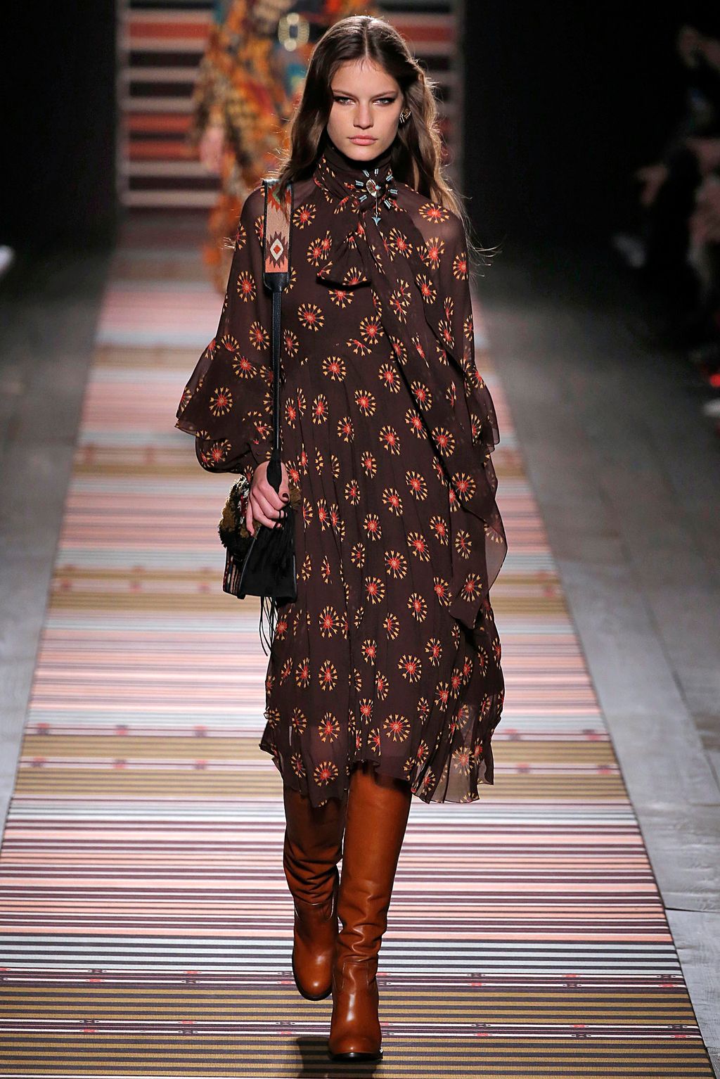 Fashion Week Milan Fall/Winter 2018 look 10 from the Etro collection womenswear