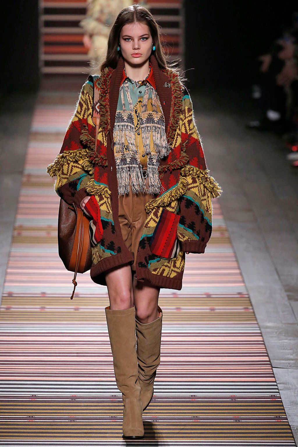 Fashion Week Milan Fall/Winter 2018 look 28 from the Etro collection 女装
