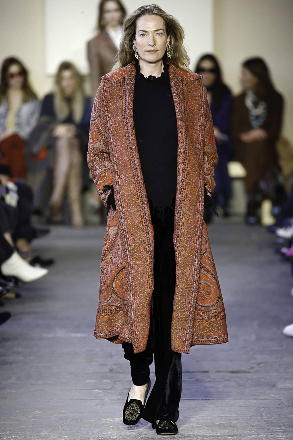 Fashion Week Milan Fall/Winter 2019 look 7 de la collection Etro womenswear