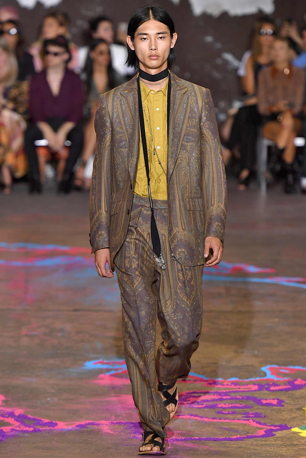 Fashion Week Milan Spring/Summer 2020 look 11 from the Etro collection 男装
