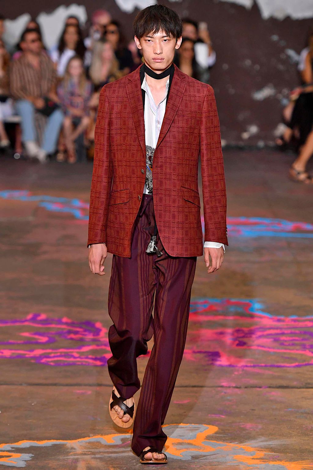 Fashion Week Milan Spring/Summer 2020 look 14 from the Etro collection 男装