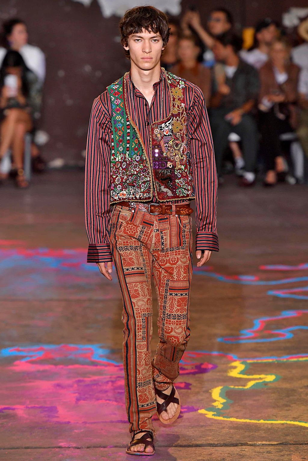 Fashion Week Milan Spring/Summer 2020 look 21 from the Etro collection 男装