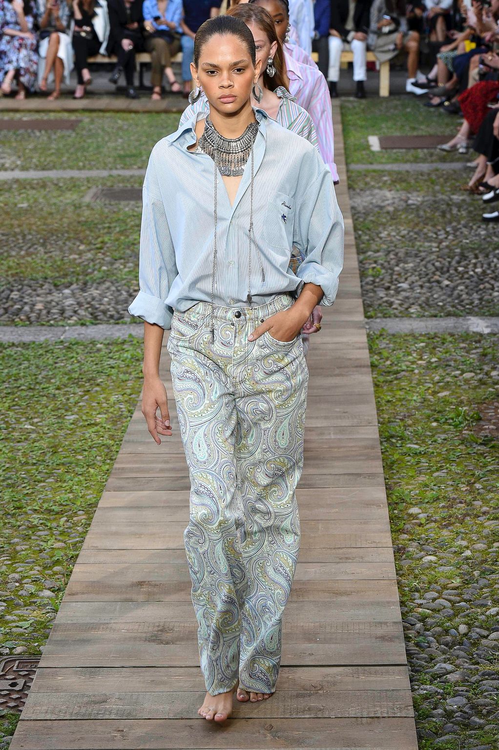 Fashion Week Milan Spring/Summer 2020 look 58 from the Etro collection womenswear