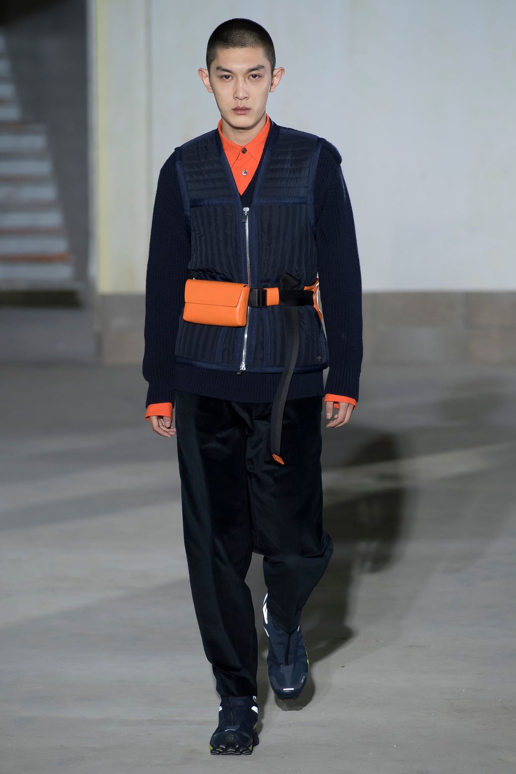 Fashion Week Paris Fall/Winter 2018 look 19 from the Études collection 男装