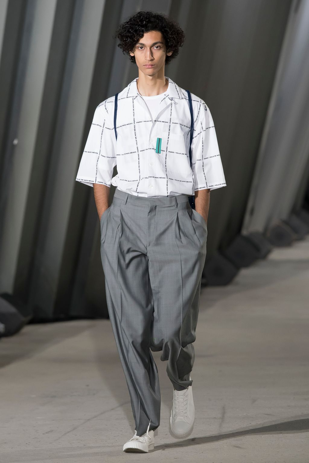 Fashion Week Paris Spring/Summer 2018 look 11 from the Études collection menswear