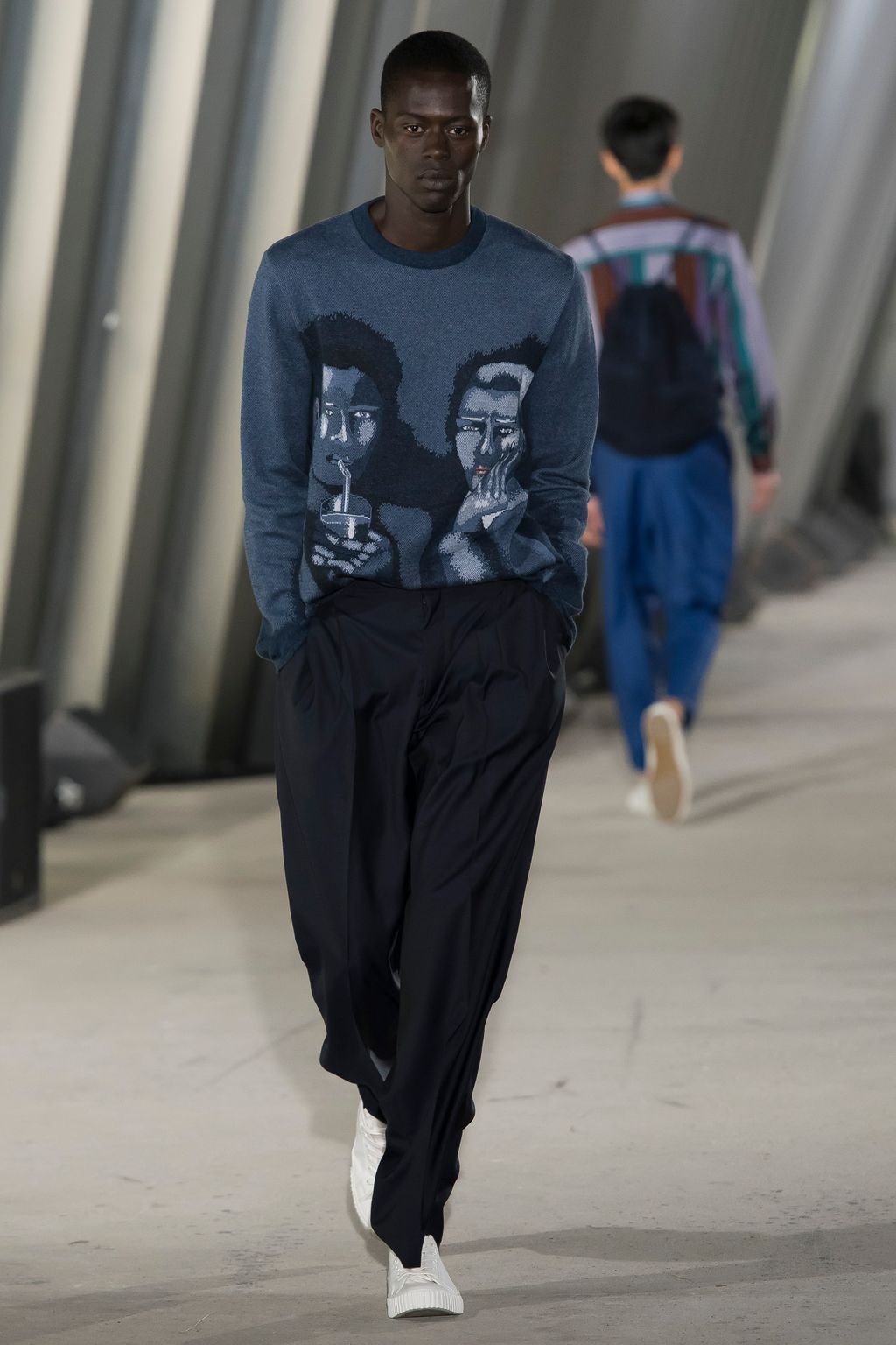 Fashion Week Paris Spring/Summer 2018 look 23 from the Études collection menswear