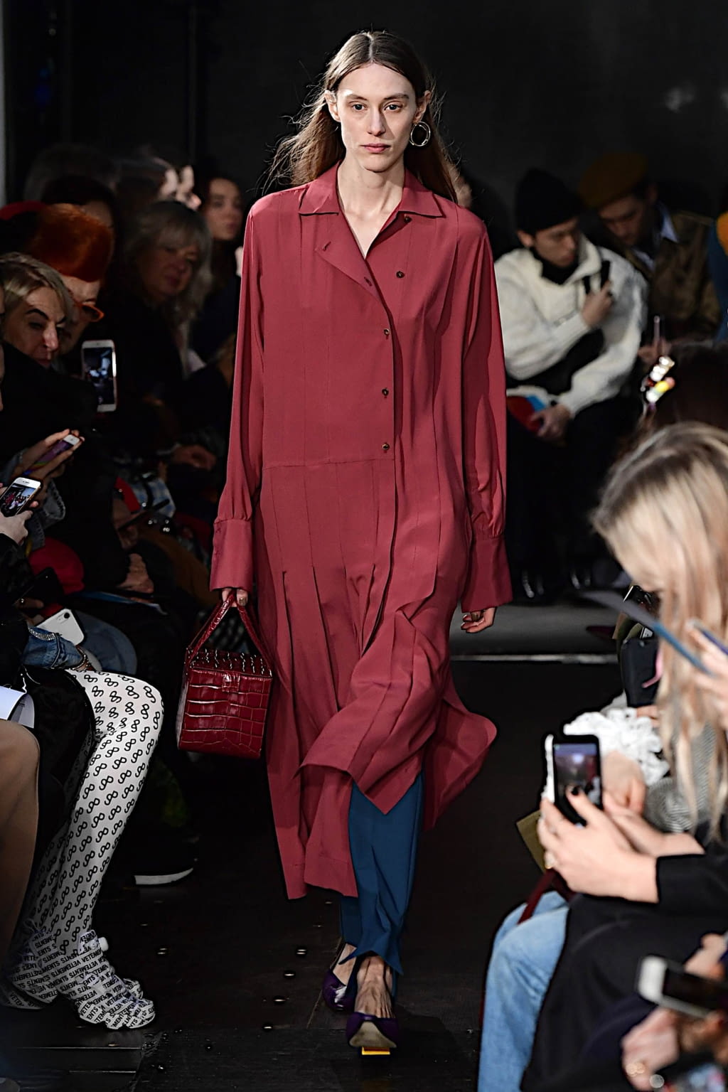 Fashion Week London Fall/Winter 2019 look 5 de la collection Eudon Choi womenswear
