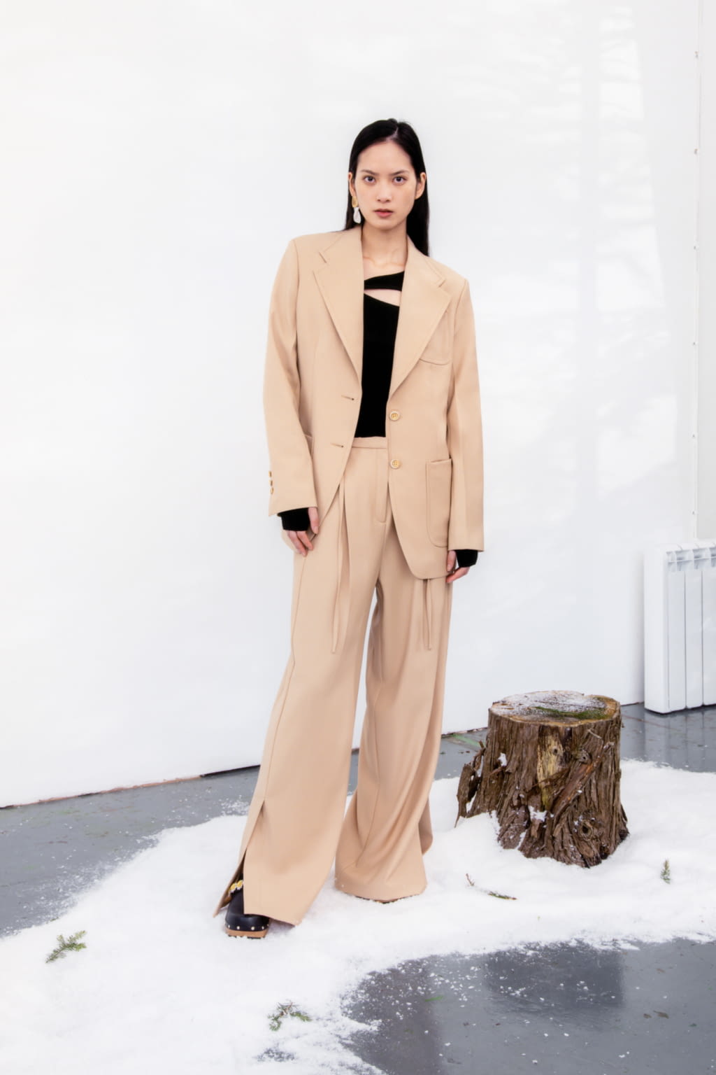 Fashion Week London Fall/Winter 2021 look 4 de la collection Eudon Choi womenswear