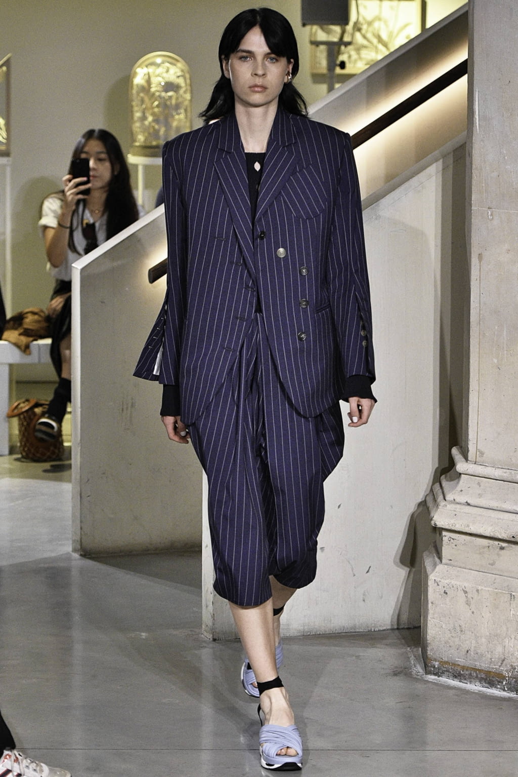 Fashion Week London Spring/Summer 2019 look 30 from the Eudon Choi collection womenswear