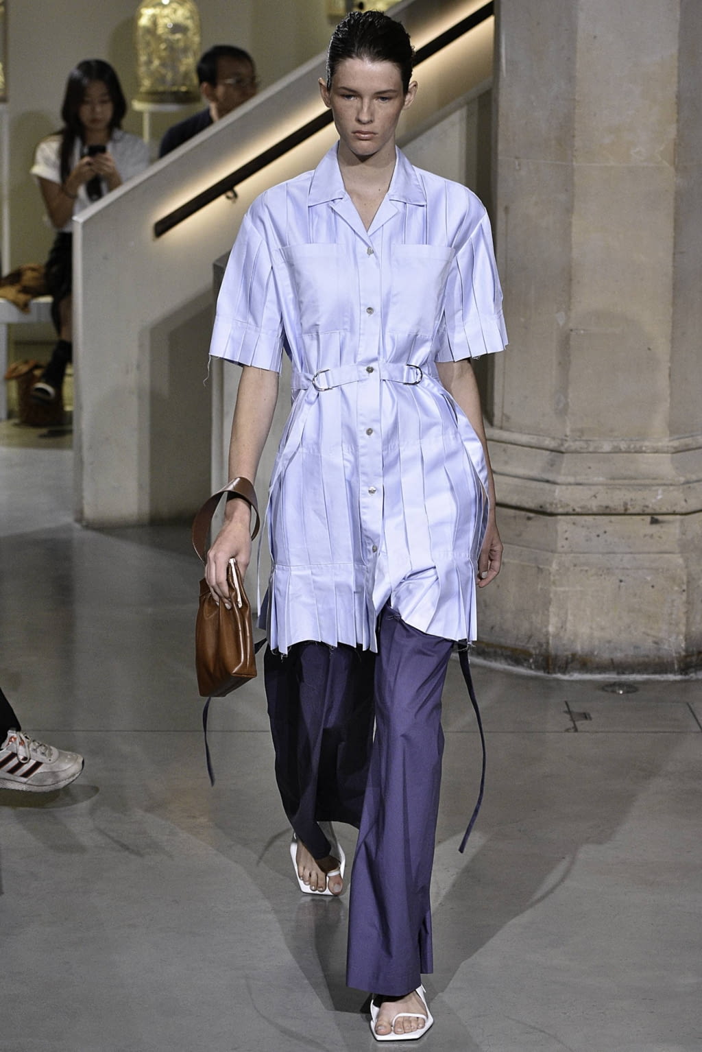 Fashion Week London Spring/Summer 2019 look 36 from the Eudon Choi collection womenswear