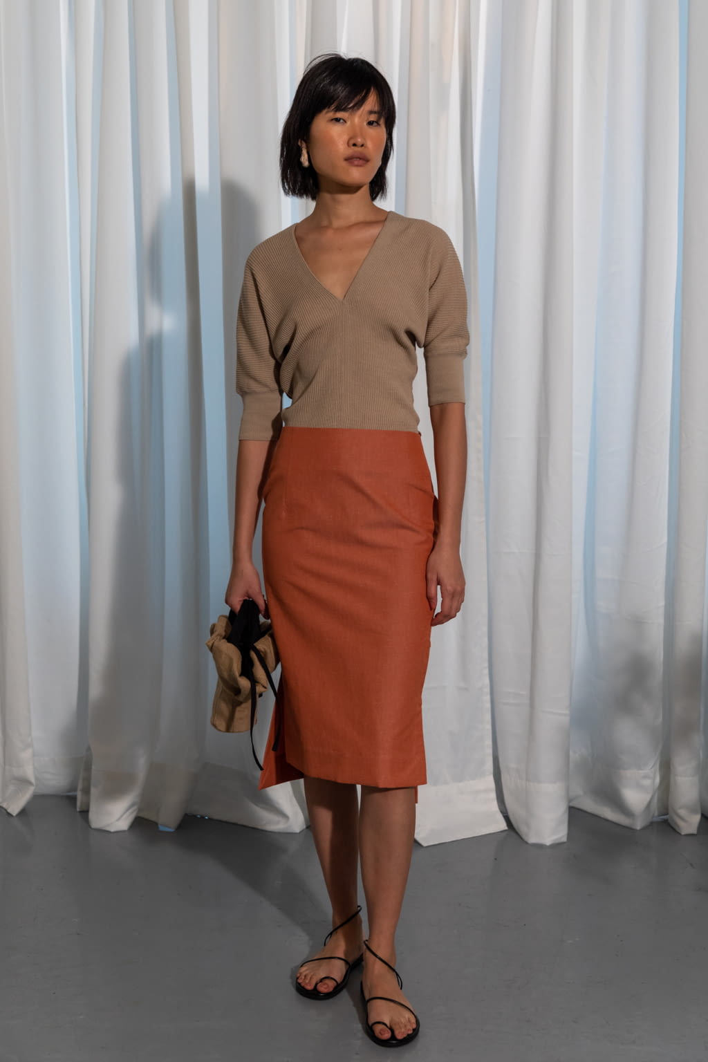 Fashion Week London Spring/Summer 2021 look 15 from the Eudon Choi collection womenswear