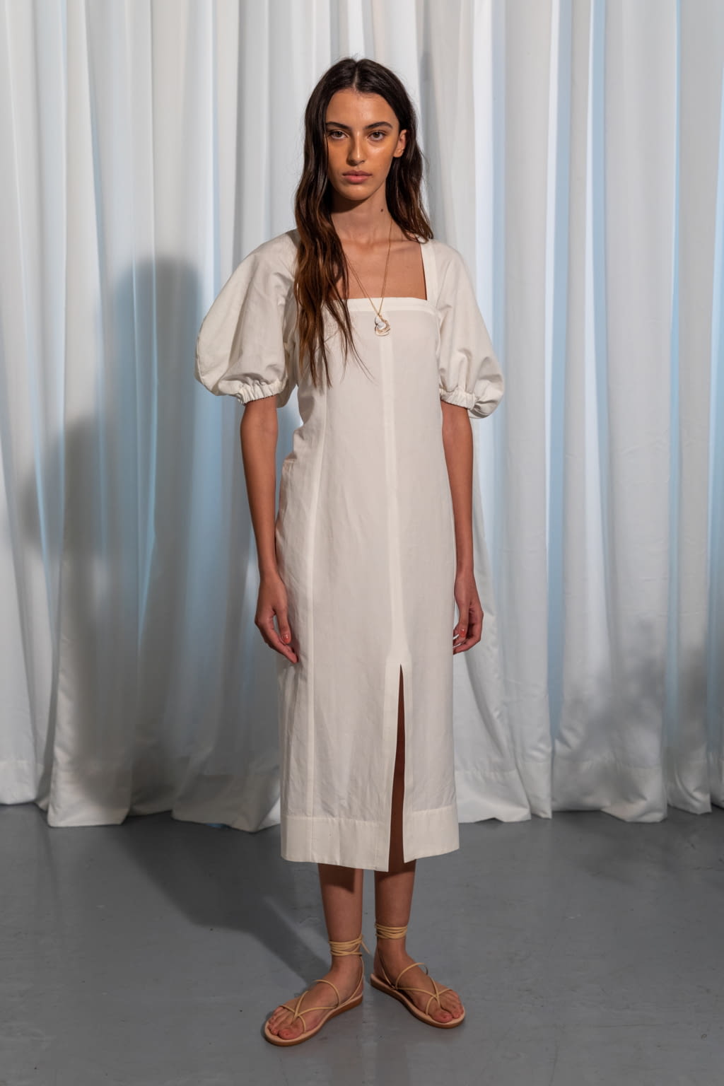 Fashion Week London Spring/Summer 2021 look 3 de la collection Eudon Choi womenswear