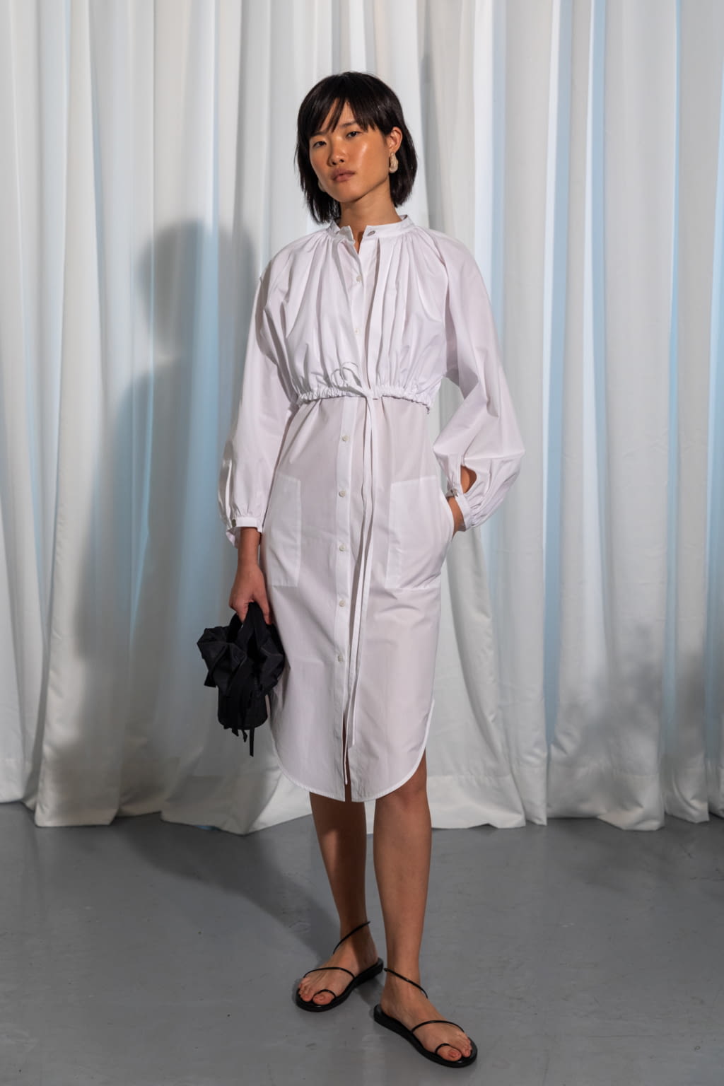 Fashion Week London Spring/Summer 2021 look 7 de la collection Eudon Choi womenswear