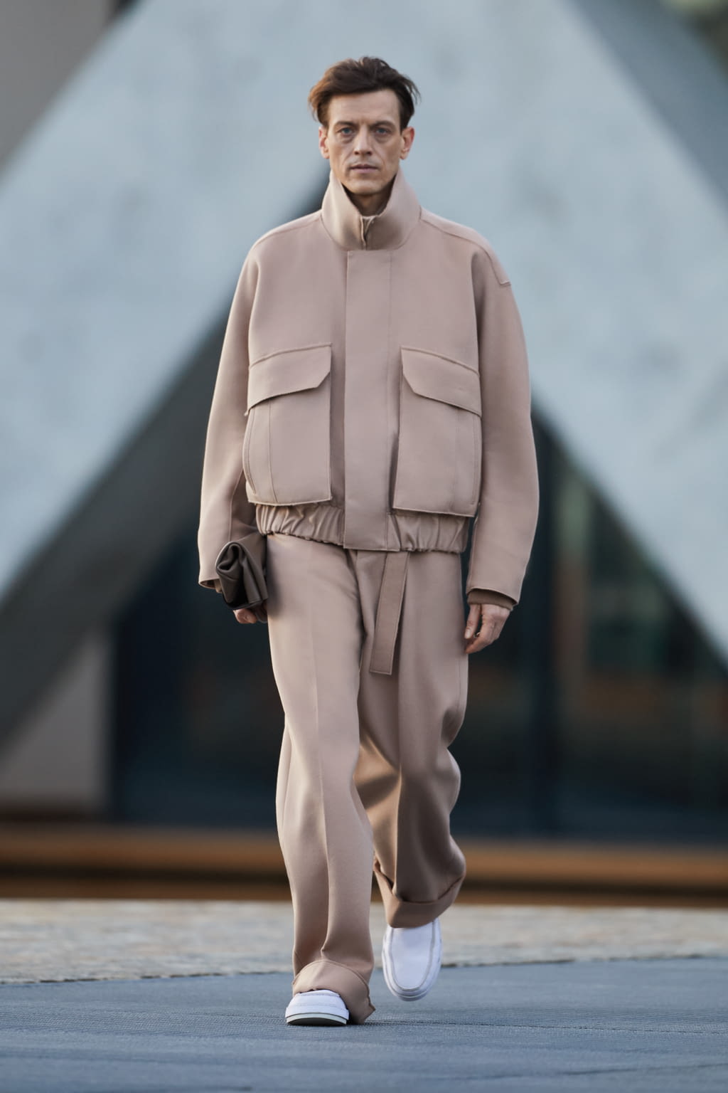 Fashion Week Milan Fall/Winter 2021 look 7 from the ZEGNA collection menswear