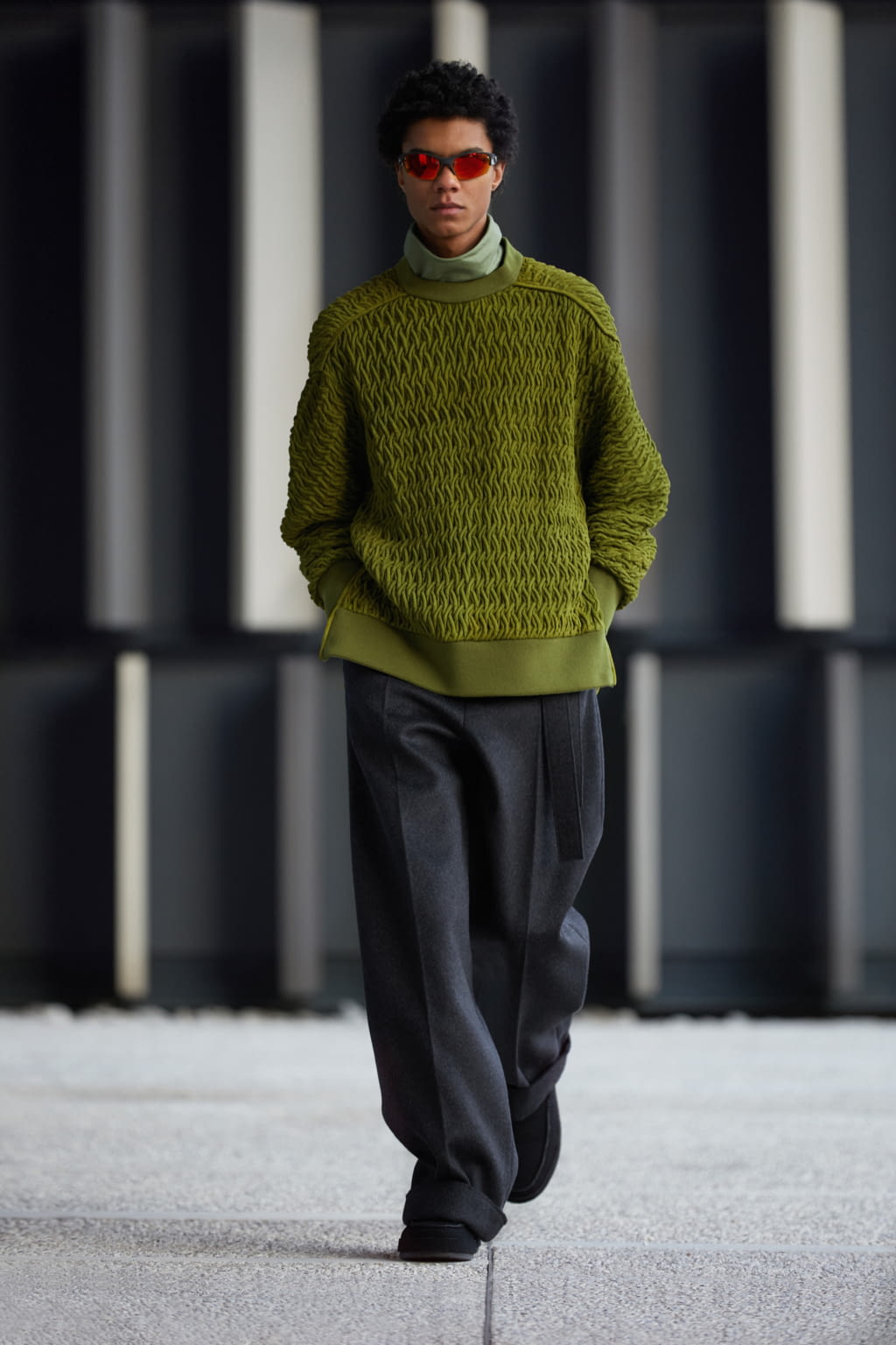Fashion Week Milan Fall/Winter 2021 look 20 from the ZEGNA collection menswear