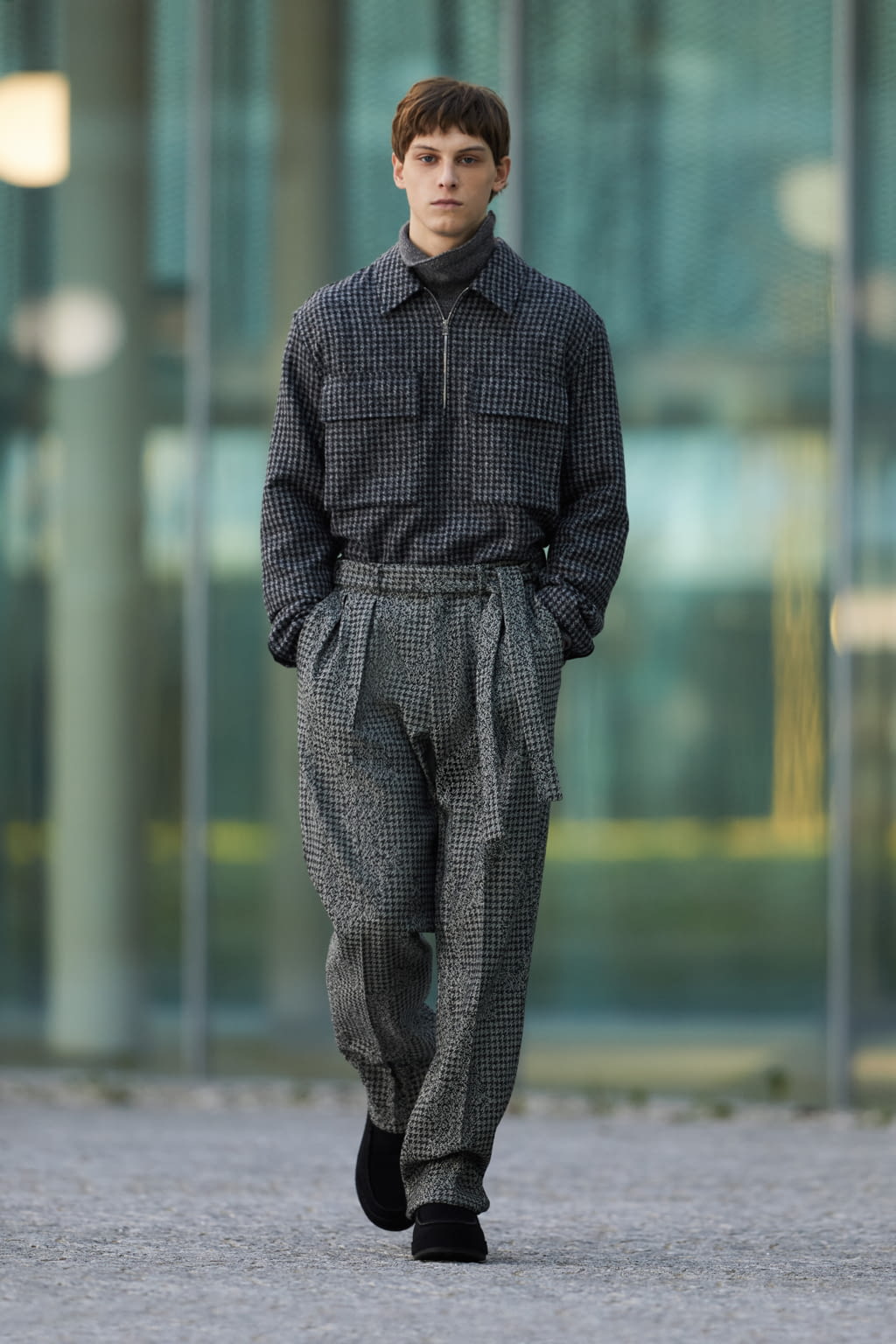 Fashion Week Milan Fall/Winter 2021 look 32 from the ZEGNA collection menswear