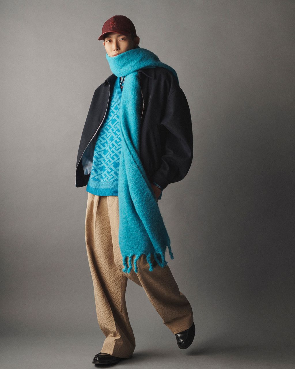 Fashion Week New York Fall/Winter 2023 look 9 de la collection Tommy Hilfiger menswear