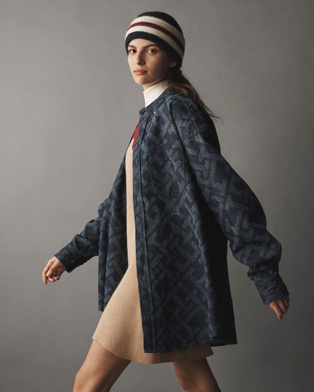 Fashion Week New York Fall/Winter 2023 look 14 de la collection Tommy Hilfiger womenswear