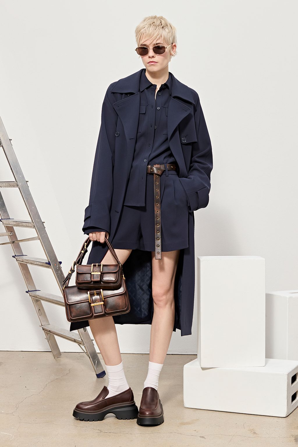 Fashion Week New York Fall/Winter 2024 look 7 de la collection MICHAEL Michael Kors womenswear