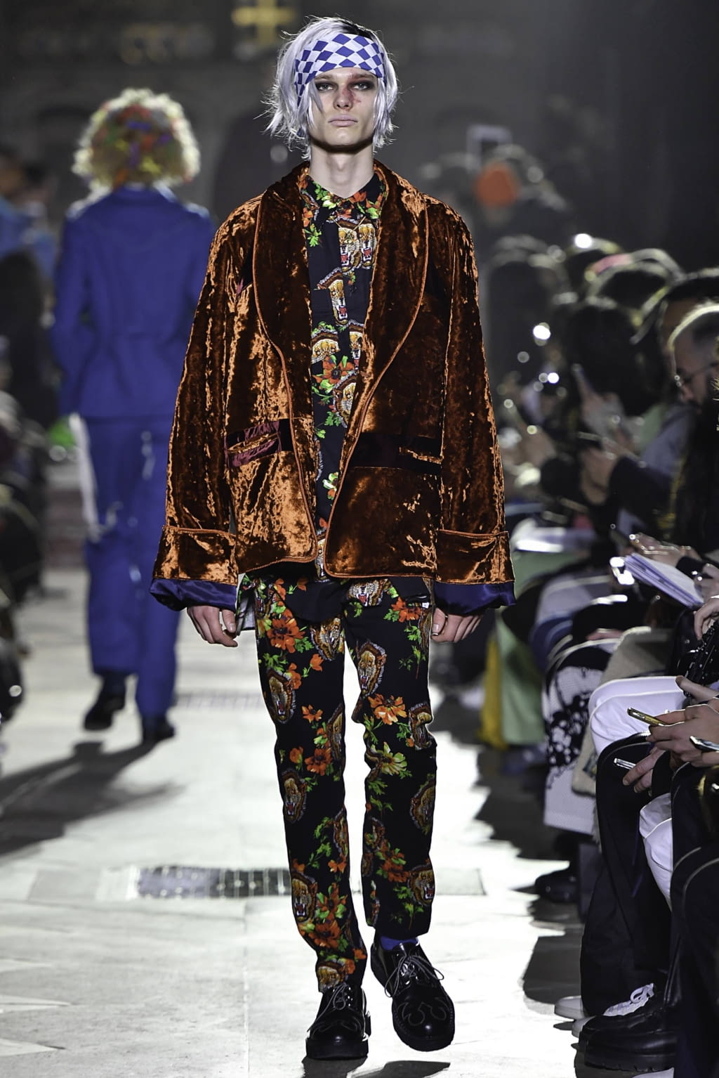Fashion Week Paris Fall/Winter 2019 look 37 from the Facetasm collection 男装