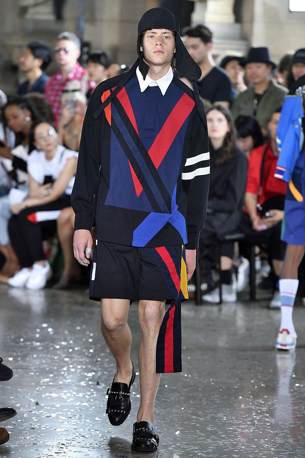 Fashion Week Paris Spring/Summer 2019 look 25 from the Facetasm collection 男装