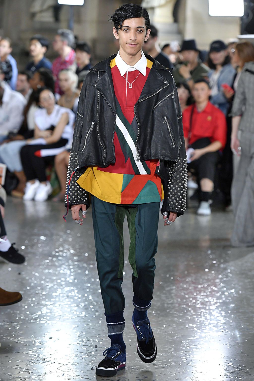 Fashion Week Paris Spring/Summer 2019 look 39 from the Facetasm collection 男装
