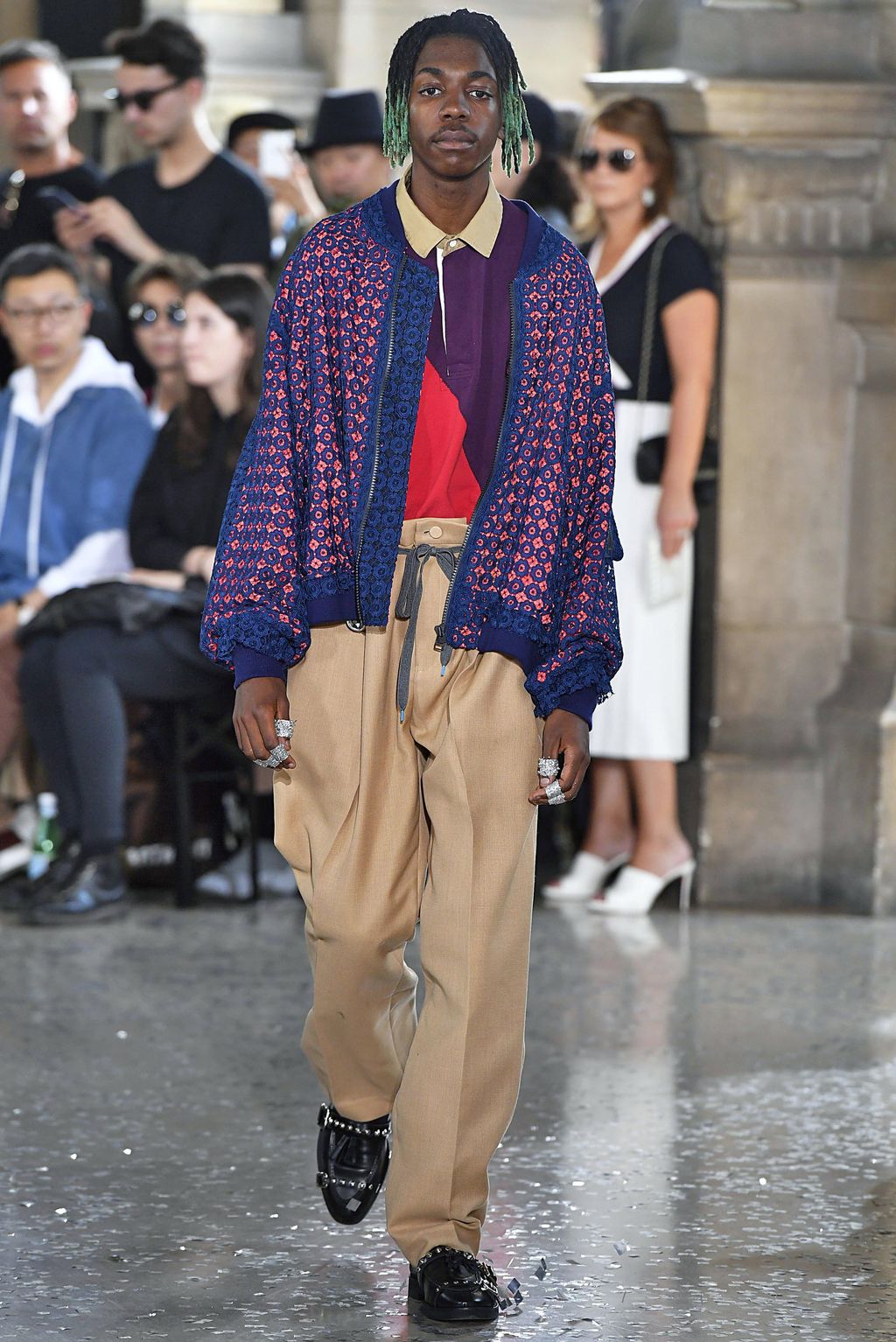 Fashion Week Paris Spring/Summer 2019 look 40 from the Facetasm collection menswear