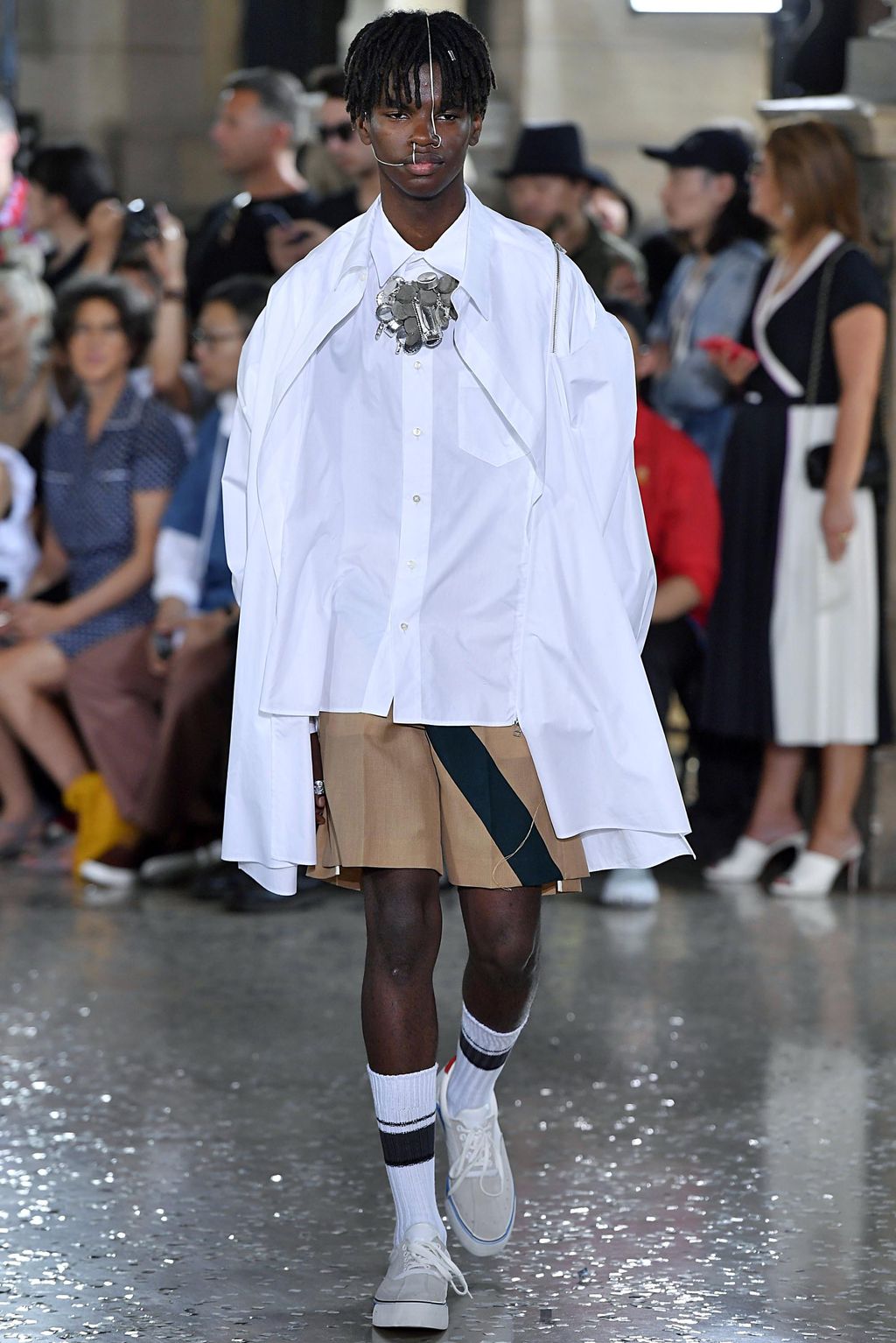 Fashion Week Paris Spring/Summer 2019 look 46 from the Facetasm collection 男装