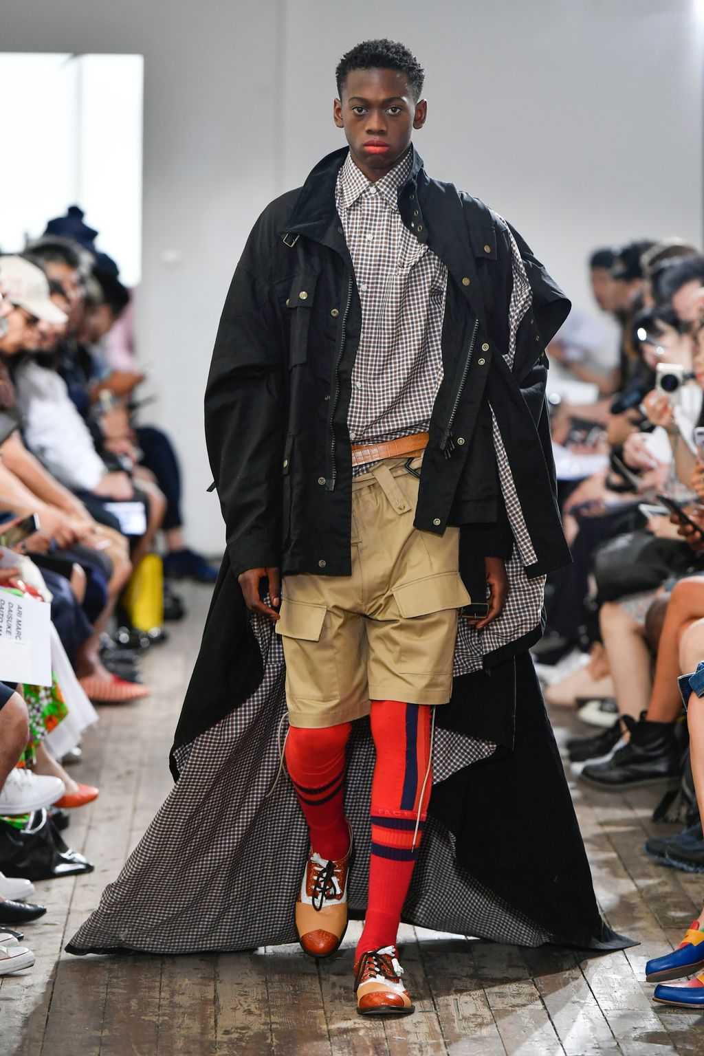Fashion Week Paris Spring/Summer 2018 look 23 from the Facetasm collection menswear