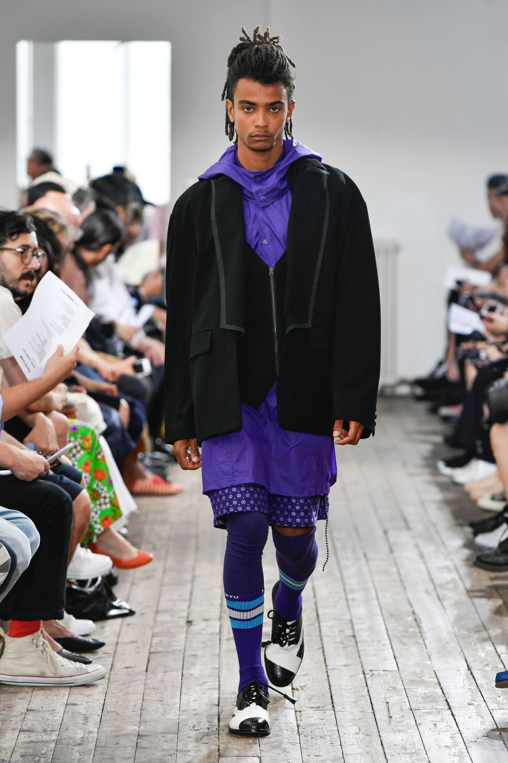 Fashion Week Paris Spring/Summer 2018 look 32 from the Facetasm collection menswear